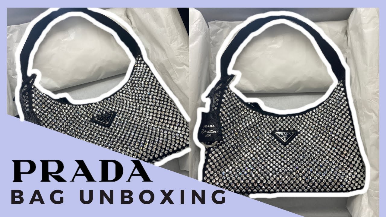 UNBOXING Prada CRYSTAL Re Edition 2000 First Impressions