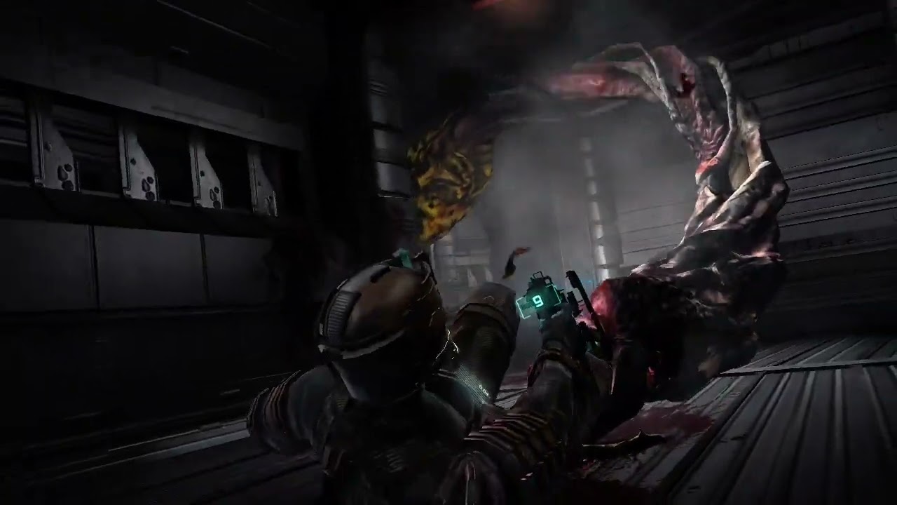 Local space man gets attacked by tentacle monster  ||  Dead Space