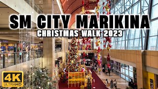 [4K] SM CITY MARIKINA Stroll: Unveiling Christmas Magic and Hidden Gems!