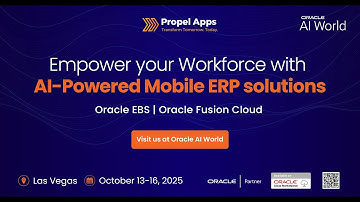 Join the AI Revolution at Oracle AI World 2025 | Propel Apps