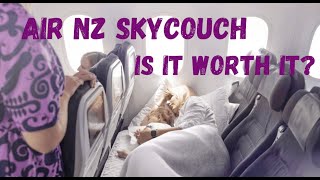 Should you pay extra for the Air New Zealand Sky Couch when flying long haul with toddlers?