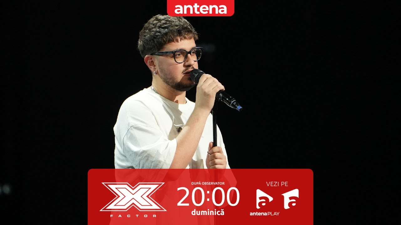 George Radu a ridicat sala în picioare cu o interpretare de senzație! 🎤🔥 X Factor