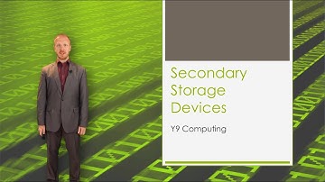 Y9 Hardware Lesson 5: Secondary Storage Devices