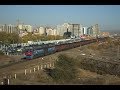 Mongolia railways coal freight train in Ulaanbaatar, yük treni merci tren de marfa vonat. EMN075182