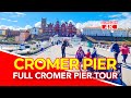 CROMER PIER | Full tour along the Pier in Cromer Norfolk England | 4k Virtual Walk