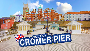 CROMER PIER | Full tour along the Pier in Cromer Norfolk England | 4k Virtual Walk