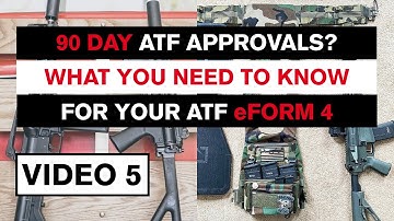 ATF eForm 4: Fastest Way To Get A Suppressor? eFile For Your Silencer!