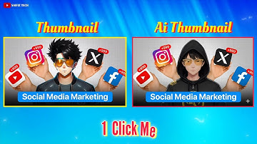 Make a Professional THUMBNAILS with NANO BANANA 🍌 AI | Just in 2 Minutes | Ai Thumbnail Tutorial!