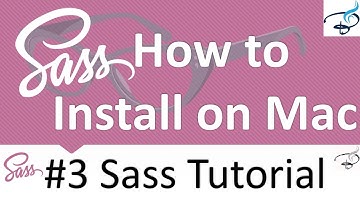 Sass Tutorials : How to install on Mac #3