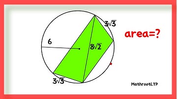 What is the area of quadrilateral ABCD? #SAT#ACT#Geometry#Sine Rule