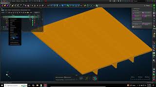 MSC Apex - Linear statics analysis of a stiffened plate