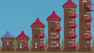 Hero Castle Wars - Level 23 (2nd Castle Stage 11) Gameplay Android, iOS screenshot 3