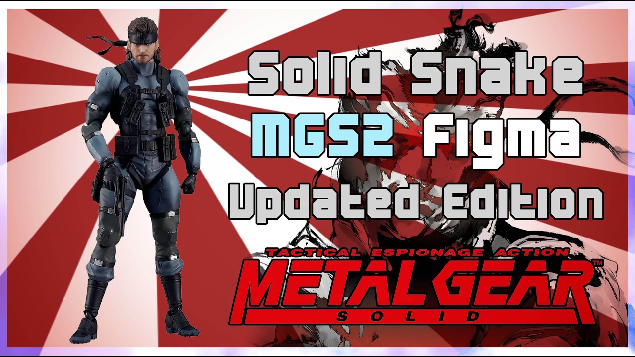 Обзор фигурки Solid Snake MGS2 (обновлённое издание) Figma