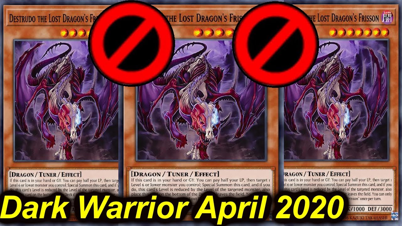 STILL BROKEN?!? Dark Warrior Deck April 2020 - NEW TCG BANLIST!!