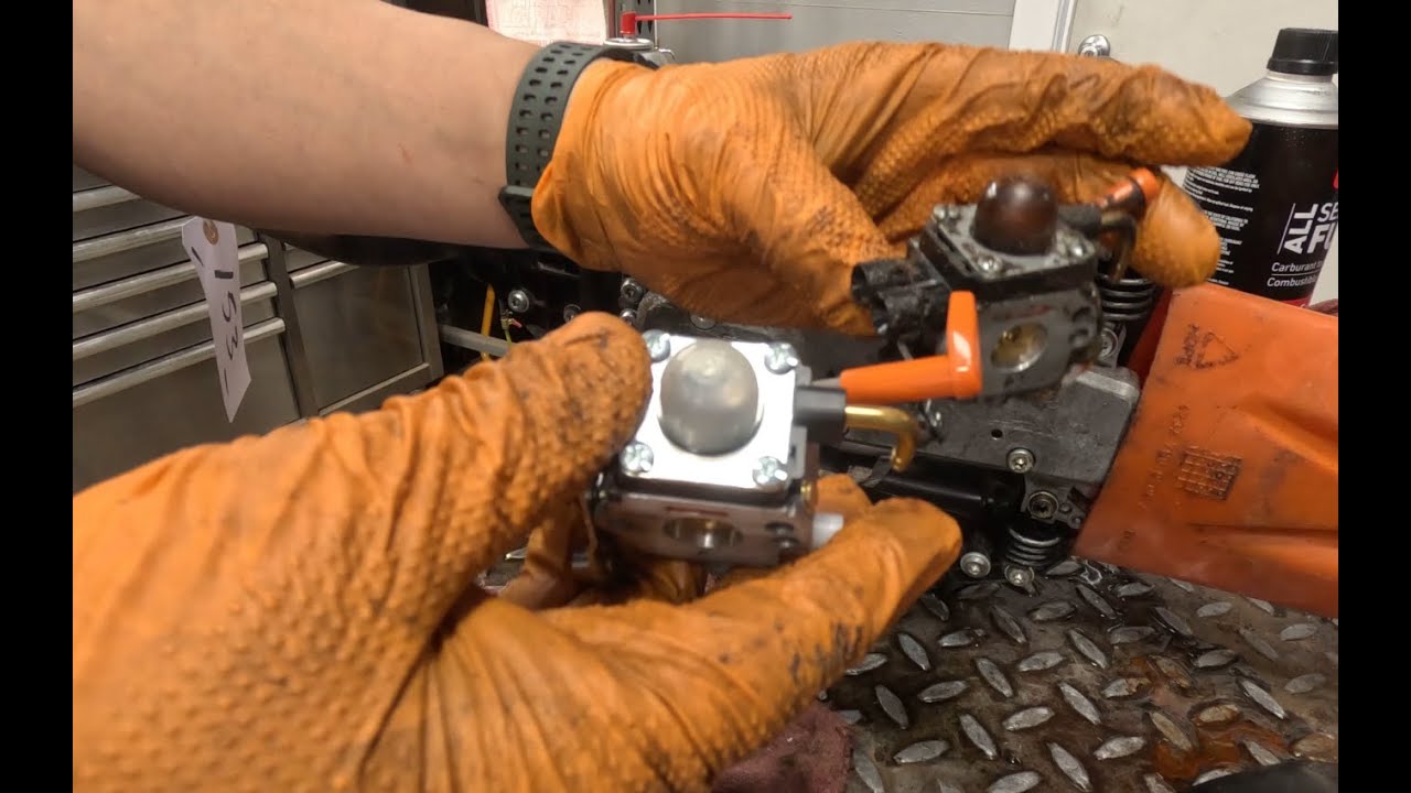 Stihl HS82 Carburetor replacement (how to) - YouTube