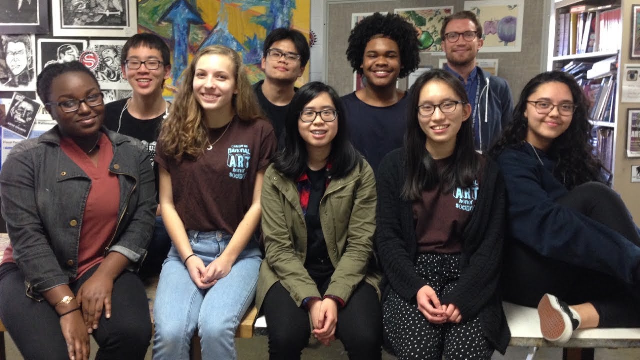 National Art Honor Society Salem High School Memory Project - YouTube