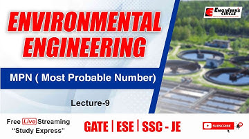 MPN (Most Probable Number) - Environmental Engineering | GATE/ESE/SSC-JE 2022 |