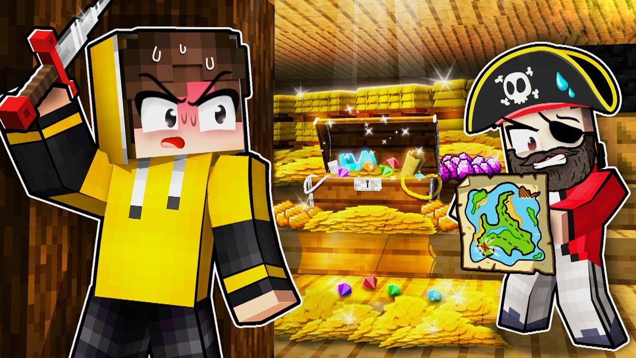 7 vs. YouTuber in Minecraft! (SELTENER SCHATZ im GEHEIMEN SCHIFF) Folge 8