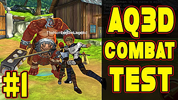 AQ3D Tech Demo - Combat Test | GLITCH HUNTERS #1