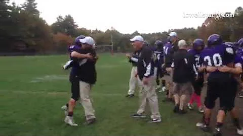 Shawsheen ecstatic over Johnny Reynolds interception w/13 sec left, Costabile praises Andrew Dirania