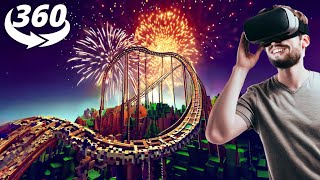 Experience the BEST Roller Coaster in MINECRAFT (long Version) 4K VR