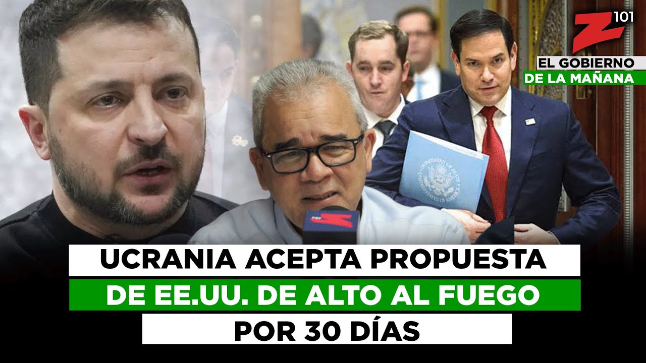 Ucrania acepta propuesta de EE.UU. de alto al fuego por 30 días - YouTube