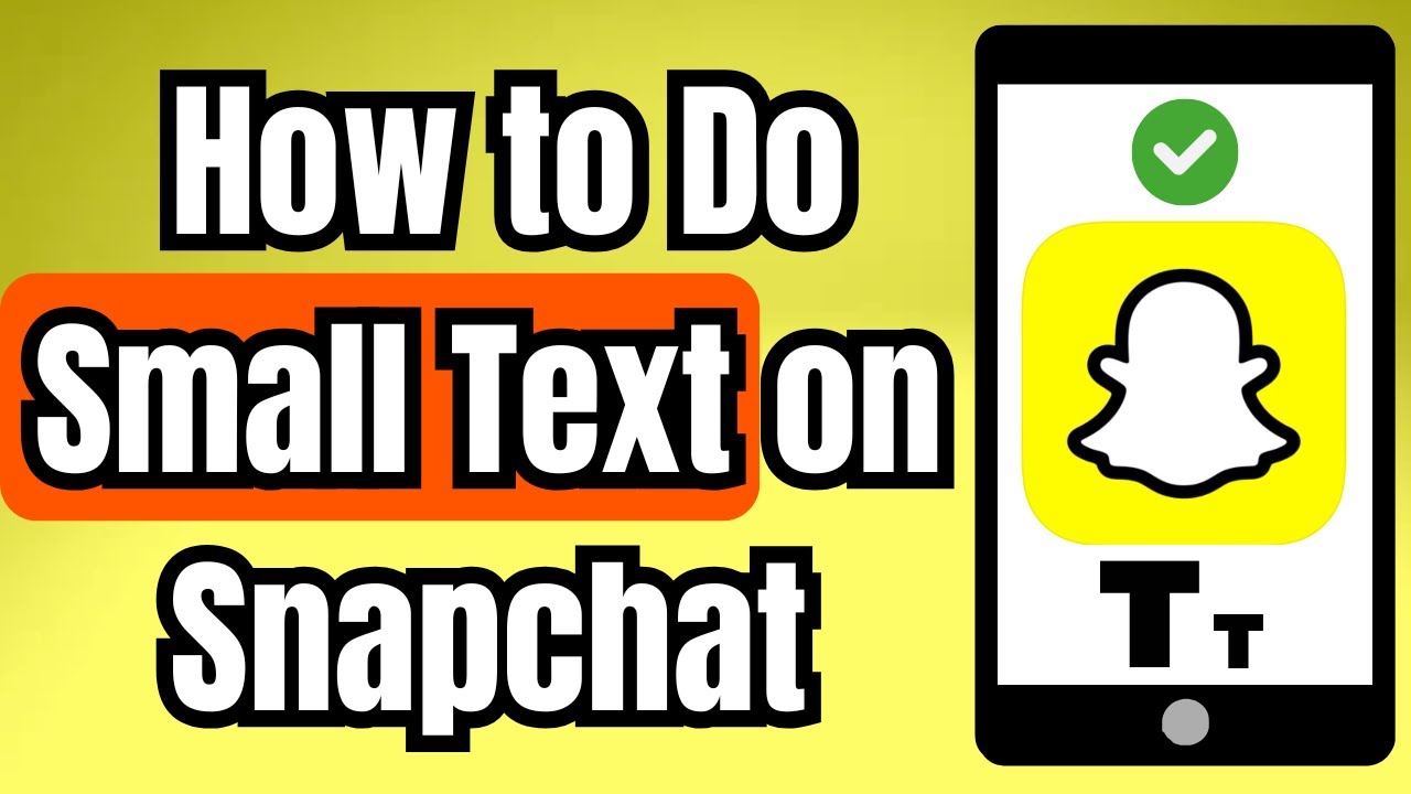 Как сделать текст мелким шрифтом в Snapchat (простой трюк)