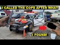 I Bought a crashed Police Car! Had to Call the cops after what I found!