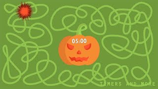 5 Minute Pumpkin Halloween Timer
