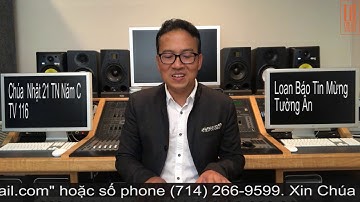 Chúa Nhật 21 Thường Niên C TV116 - Tấn Đạt với Thánh Vịnh