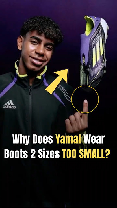 Why Does Yamal Wear Boots 2 Sizes TOO SMALL 😳😱