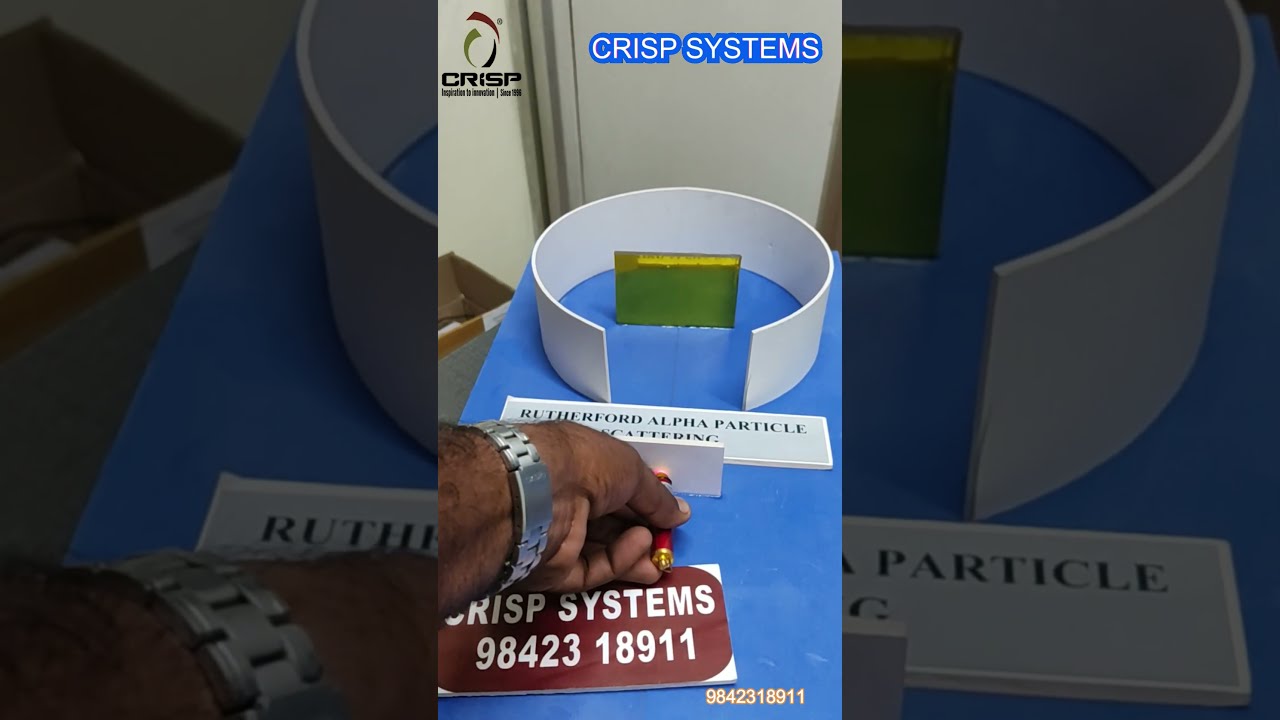 Rutherford Alpha Particle Scattering Experiment Physics Project School B Ed