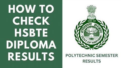 Breaking: Latest HSBTE Result Released