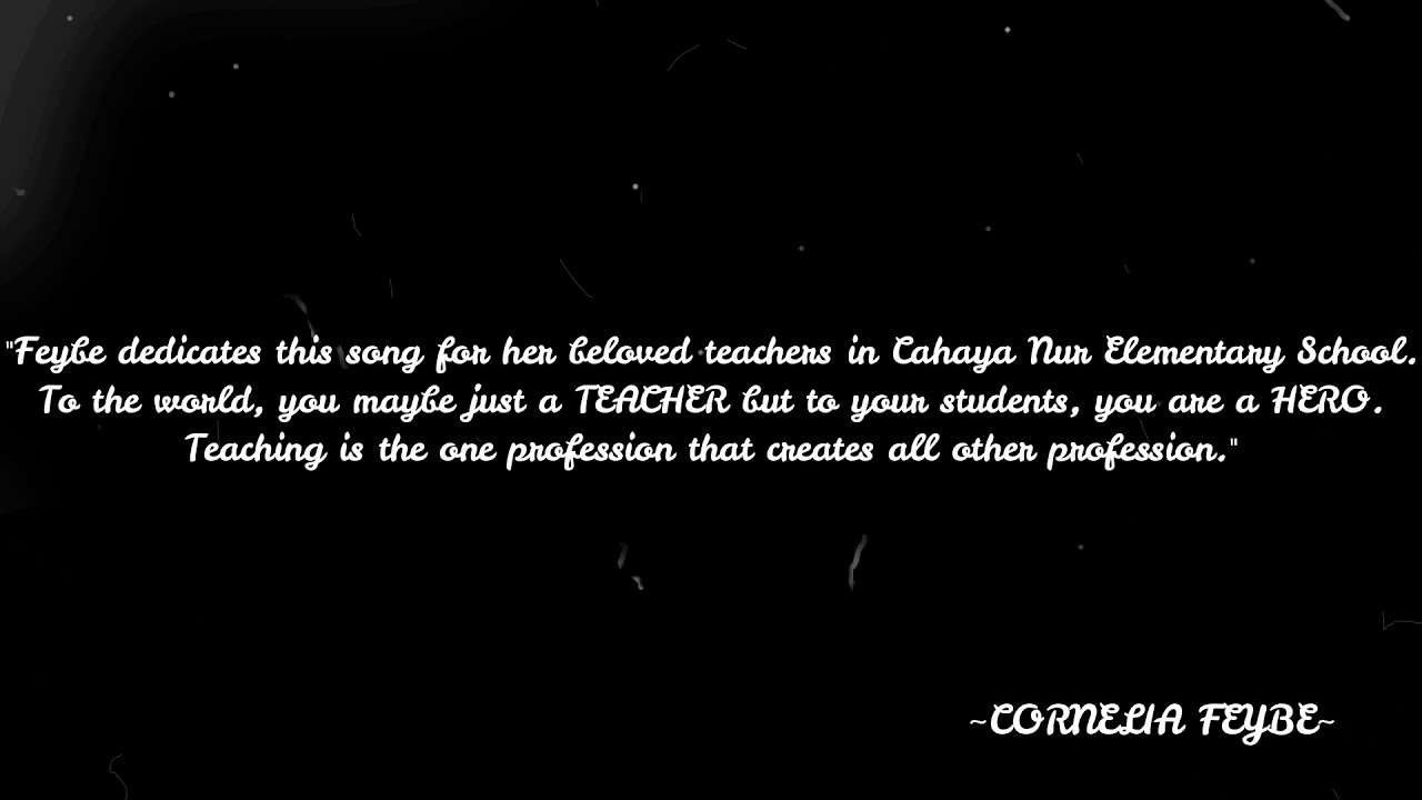 Guruku Tersayang ~ cover by Cornelia Feybe