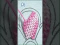 Amazing needle quilling amazing hand embroidery work #shorts