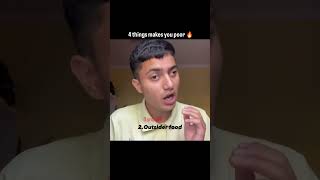 4 Things Makes you Poor 🤔 #pakistan #upsc #css #duet #india #news  #motivation #viral #shorts