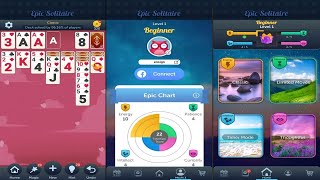 Epic Calm Solitaire (by PlaySimple Games) - solitaire card game for Android and iOS - gameplay. screenshot 1