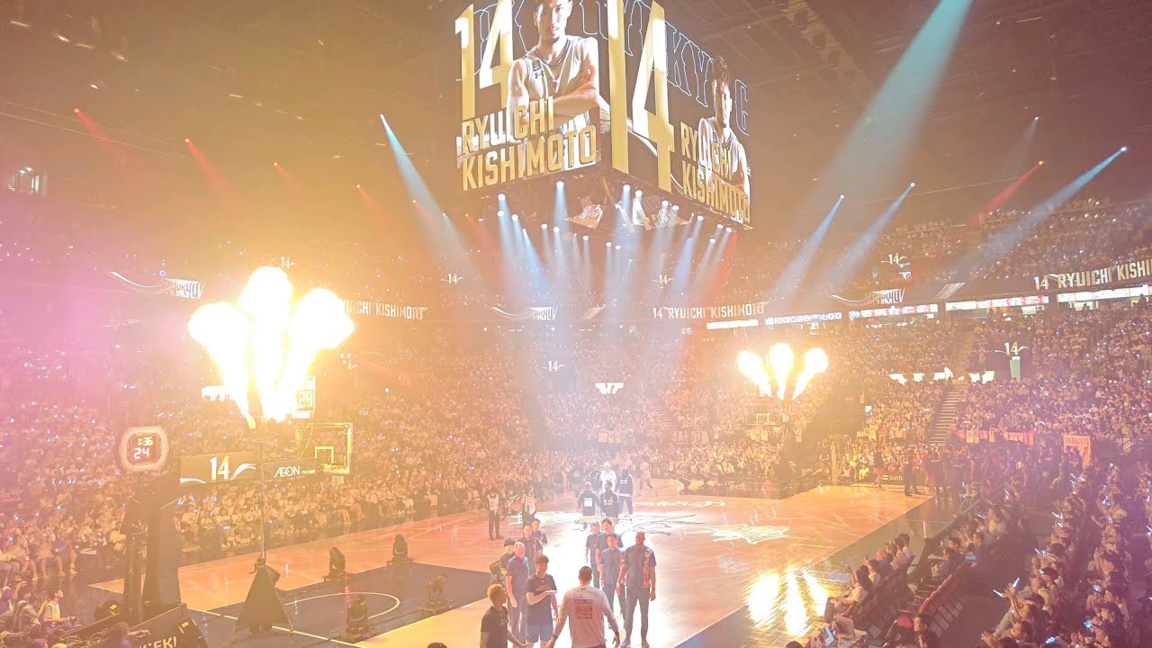 【琉球ゴールデンキングス】オープニング演出 2024/5/19 琉球ゴールデンキングス VS 千葉ジェッツ CHAMPIONSHIP セミファイナル GAME2