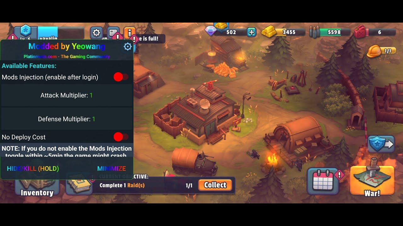 GUNS UP! Mobile War Strategy Dmg/Def Multiplier YouTube