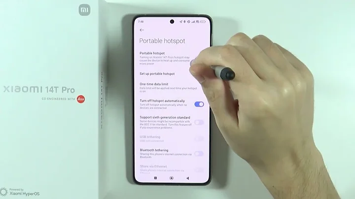 Xiaomi 14T/14T Pro: Check Hotspot Password