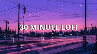 🌙 30 Minutes of Lofi Hip Hop Beats 🌸 Cozy Sunset Vibes | Relax, Study & Sleep