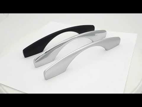 Меблева Ручка 96-128mm. матовий Хром, видео 1