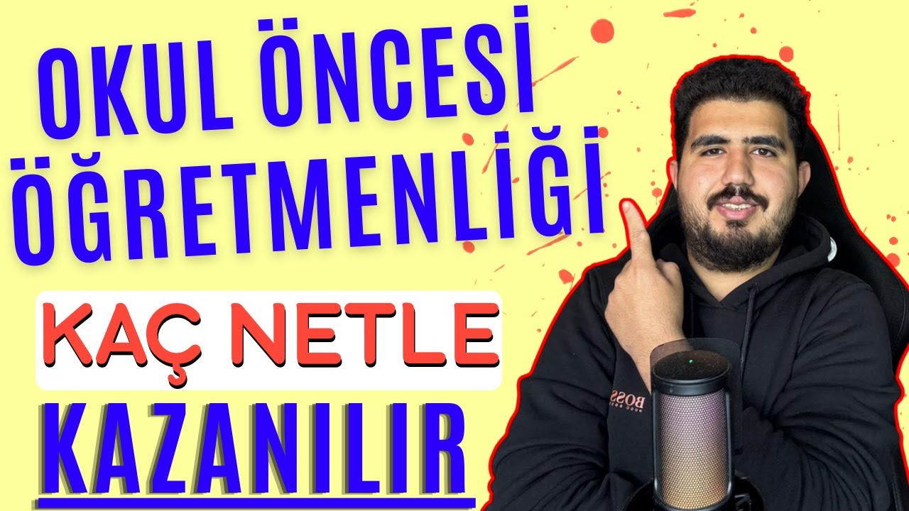 2026 YKS: Okul Öncesi Öğretmenliği Kazanmak İçin Kaç Net Yapmalısın? (OBP Dahil)