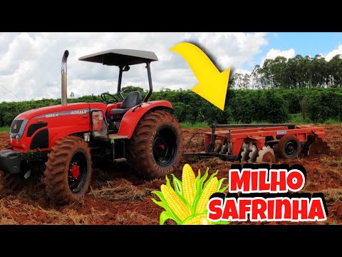 Soil preparation for the second corn crop! 🚜🌽