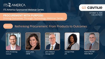 Procurement With Purpose Webinar #1 – Rethinking Procurement: From Products to Outcomes