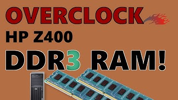HP Z400 Workstation OVERCLOCK your RAM @1380MHz!!