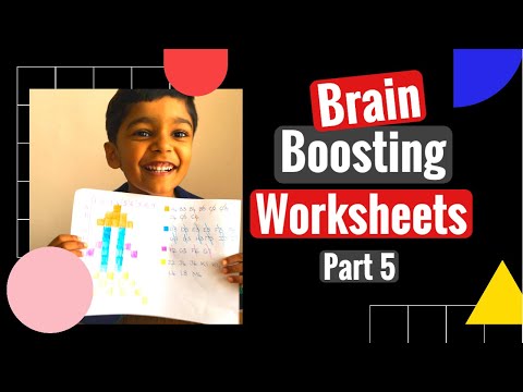 Brain Boosting Worksheets 5/Coding And Decoding With Grid/Critical Thinking And Visual Skills 4-6yrs