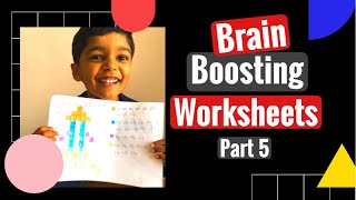 Brain Boosting Worksheets 5/Coding And Decoding With Grid/Critical Thinking And Visual Skills 4-6yrs