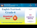 📚 GRADE SIX ENGLISH TEXT-BOOK 📚 100% FREE E-BOOK BY CDC, NEPAL 📚