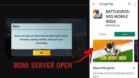 BGMI SERVER IS NOT ONLINE FIX | BGMI SERVER OPEN